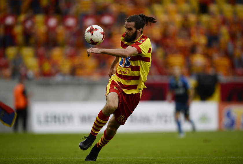 Pilka nozna. Ekstraklasa. Jagiellonia BIalystok - Piast Gliwice. 26.08.2017