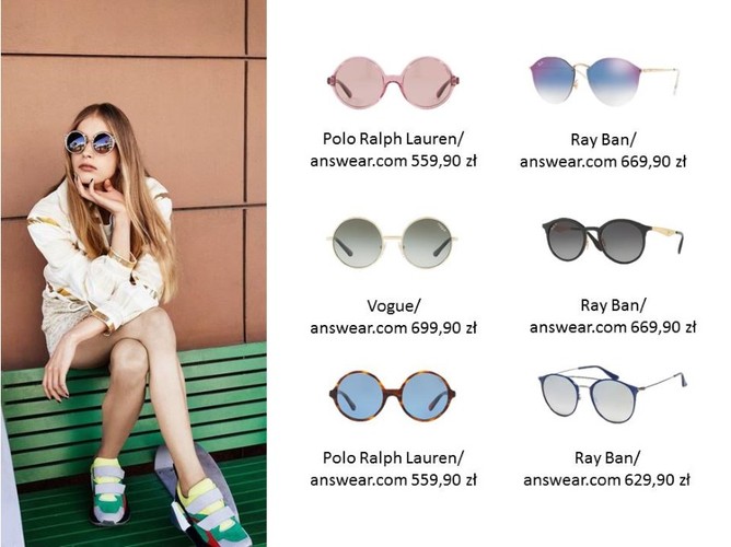 Modne okulary przeciwsłoneczne na lato 2018