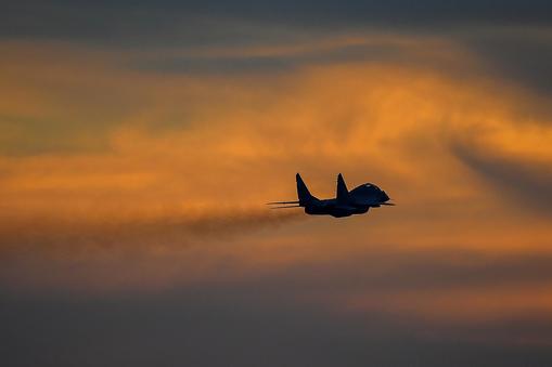 Myśliwiec MiG-29. Samoloty tego typu Polska przekazała Ukrainie