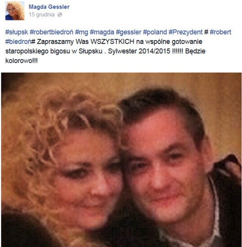 Magda Gessler i Robert Biedroń