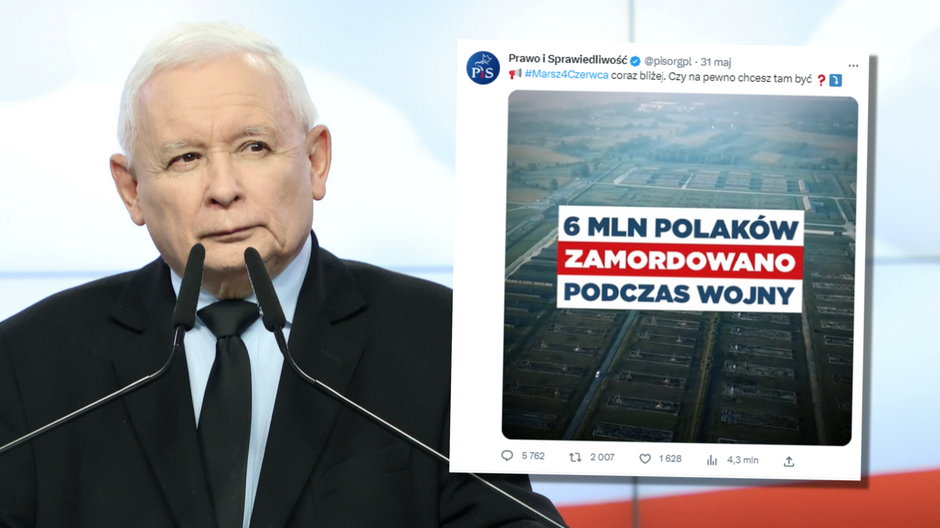 Jarosław Kaczyński w siedzibie PiS (24.05.2023)