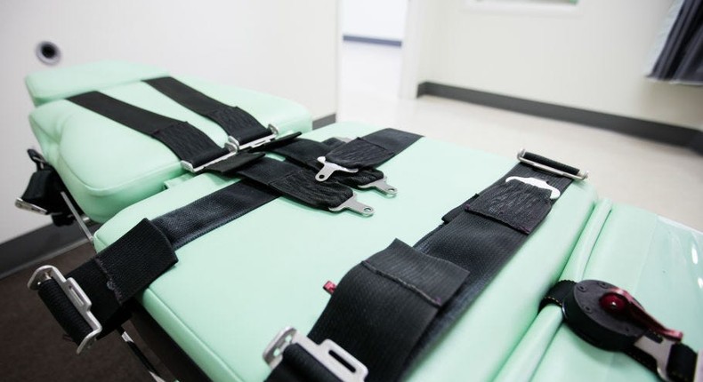 San Quentin's death lethal injection facility is shown before being dismantled at San Quentin State Prison on March 13, 2019.California Department of Corrections and Rehabilitation via Getty Images