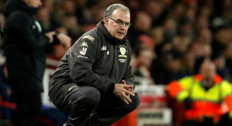 Marcelo Bielsa says Leeds's slump in form in the Championship is not due to nerves even though a 1-0 defeat by QPR leaves them with just one win in seven
