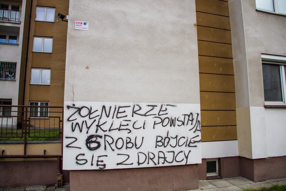 Graffiti przy ul. Rusznikarskiej