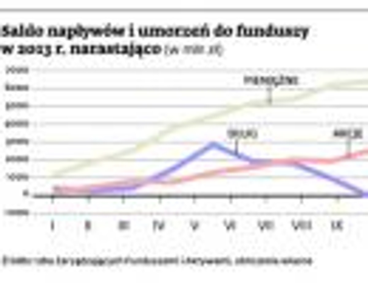 Saldo napływów i umorzeń do funduszu w 2013 r. narastająco