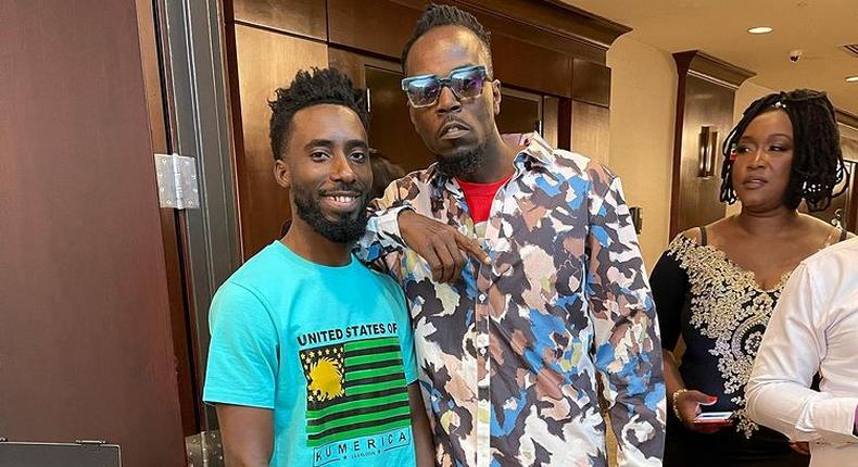 DJ Asumadu hangs out with Kwaw Kese