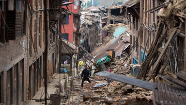 Trzęsienie ziemi w Nepalu przesunęło stolicę kraju Katmandu