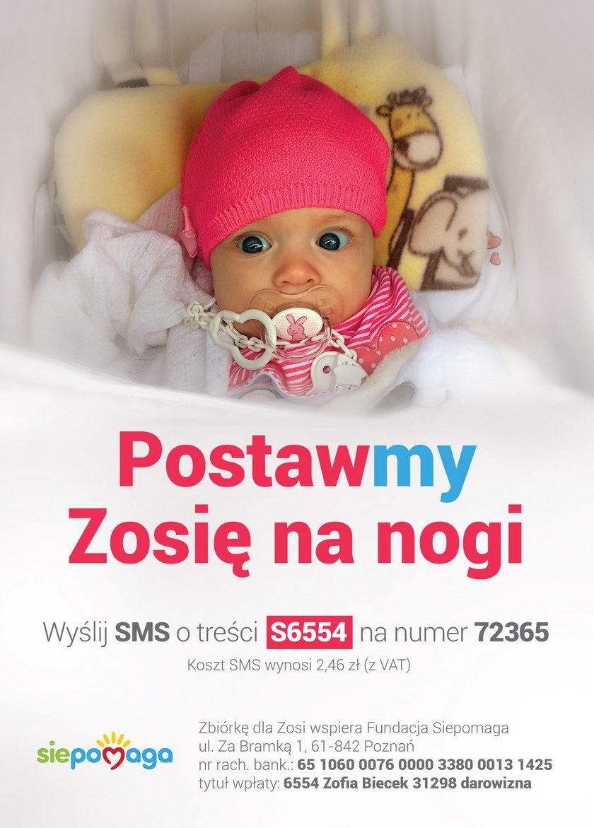 Stawiamy Zosię na nogi