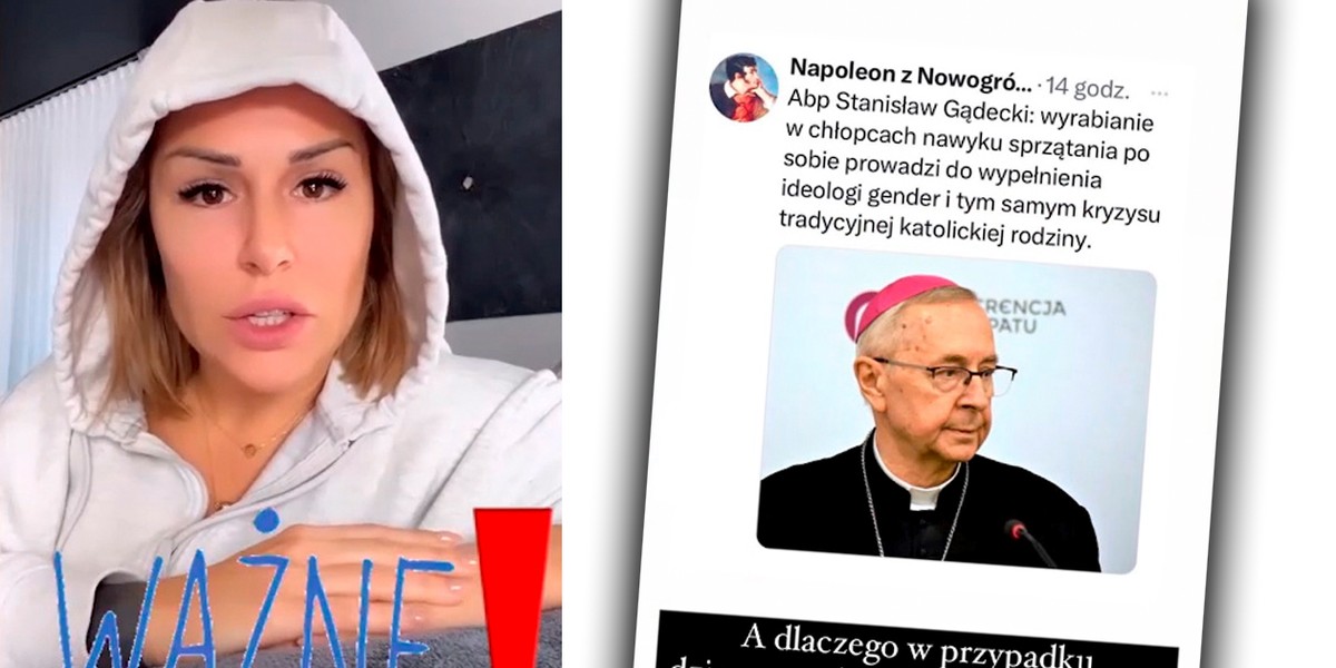 Blanka Lipińska wyśmiała słowa arcybiskupa. "Panie Stasiu kochany...".