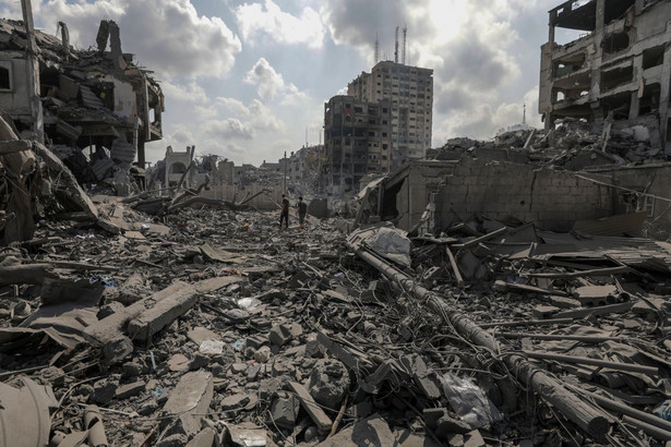 Dewastacja w Strefie Gazy - Izrael przeprowadza odwet po atakach Hamasu