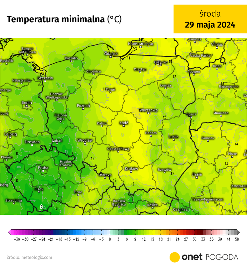 W nocy najchłodniej ma być na zachodzie i w górach