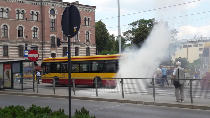 Pożar autobusu MPK