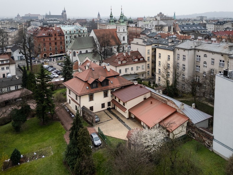 Ogrody i budynki parafialne w parafii św. Floriana