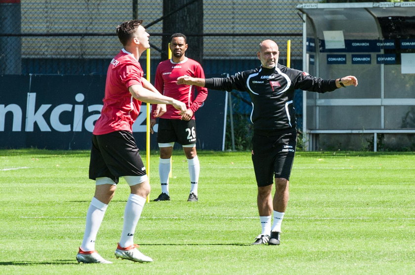 Pilka nozna. Ekstraklasa. Cracovia Krakow. Trening. 22.06.2017