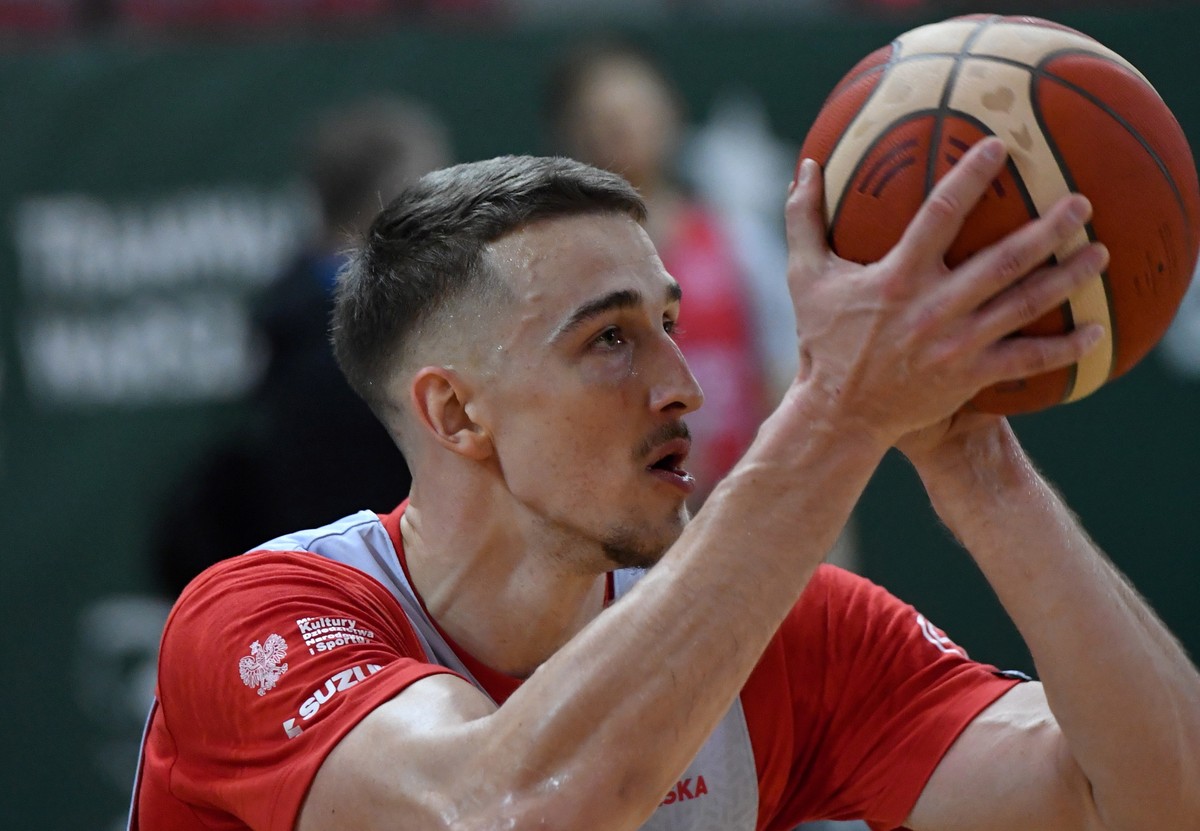 Zawodnik reprezentacji Polski Tomasz Gielo
