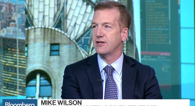 Markets are hooked on the heroin of potential Federal Reserve interest rate cuts, according to Morgan Stanley's chief US equity strategist Mike Wilson.Bloomberg TV