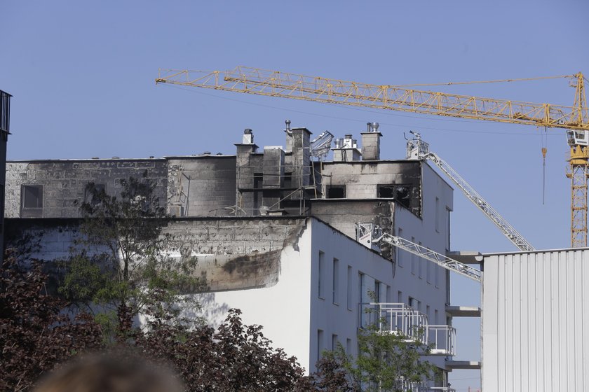 Pożar na ul. Pięknej we Wrocławiu