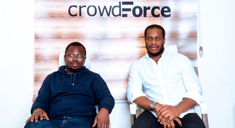CrowdForce co-founders: Tomi and Dami Ayorinde
