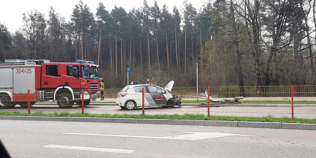 Pijany policjant doprowadził do kolizji. 