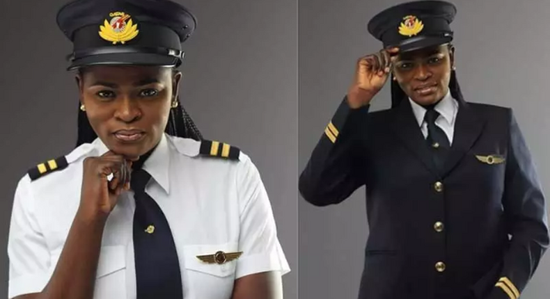 Adeola Ogunmola Sowemimo is  the first Nigerian female pilot at Qatar Airways and the first Nigerian female pilot to fly the Boeing 787 Dreamliner. (standardmedia)