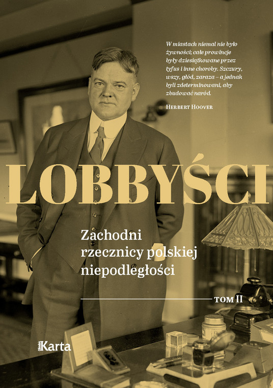 "Lobbyści. Zachodni rzecznicy polskiej niepodległości" (okładka drugiego tomu)