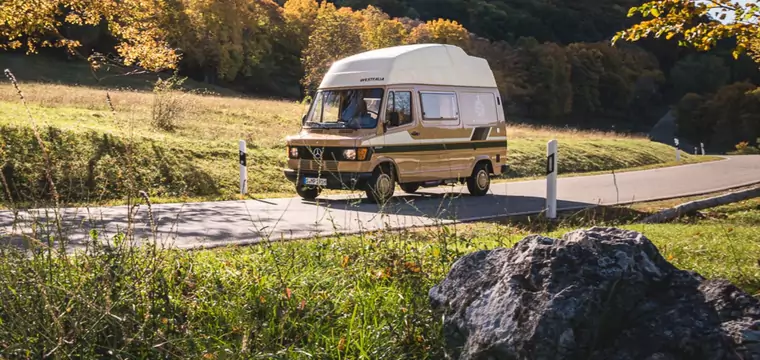 Mercedes T1 "Bremer" w wydaniu Marco Polo. Był marzeniem wczasowicza