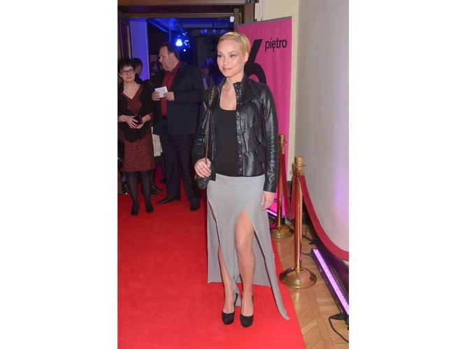 Weronika Książkiewicz na premierze Central Park West