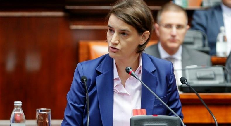 Ana Brnabic becomes Serbia's first female prime minister and the first openly gay premier in the Balkans.