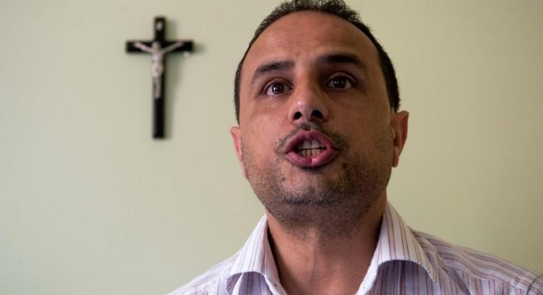 Mustapha, the son of an expert on Islamic law in Morocco, says he converted to Christianity in 1994 to 'fill a spiritual void'