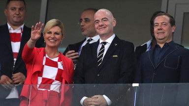 Mundial 2018: prezydent Chorwacji świętowała zwycięstwo z piłkarzami w szatni