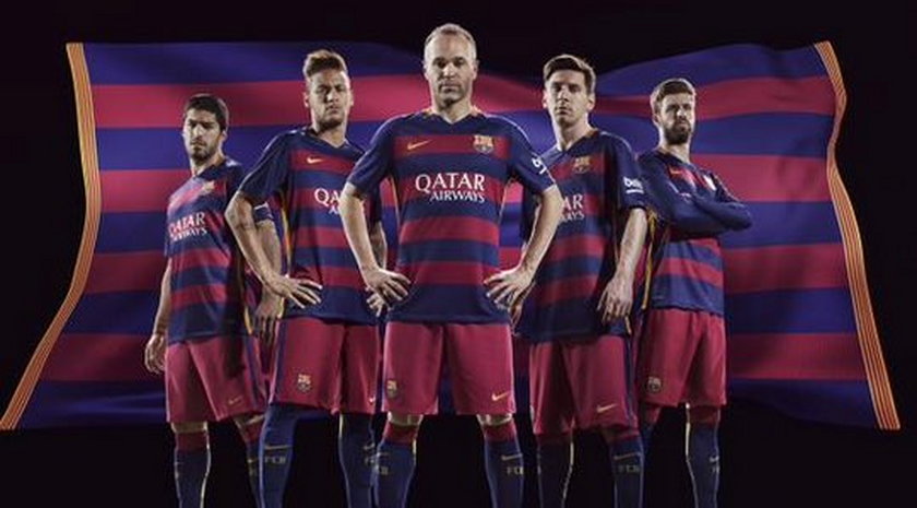 Nowe stroje Barcelony na sezon 2015/2016! Są poziome pasy!
