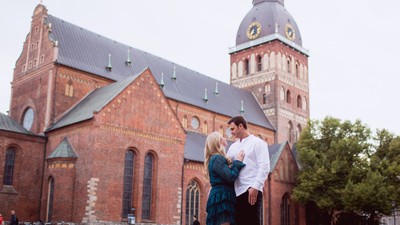 In Riga, Latvia, with my husband.Wendy Rose Gould