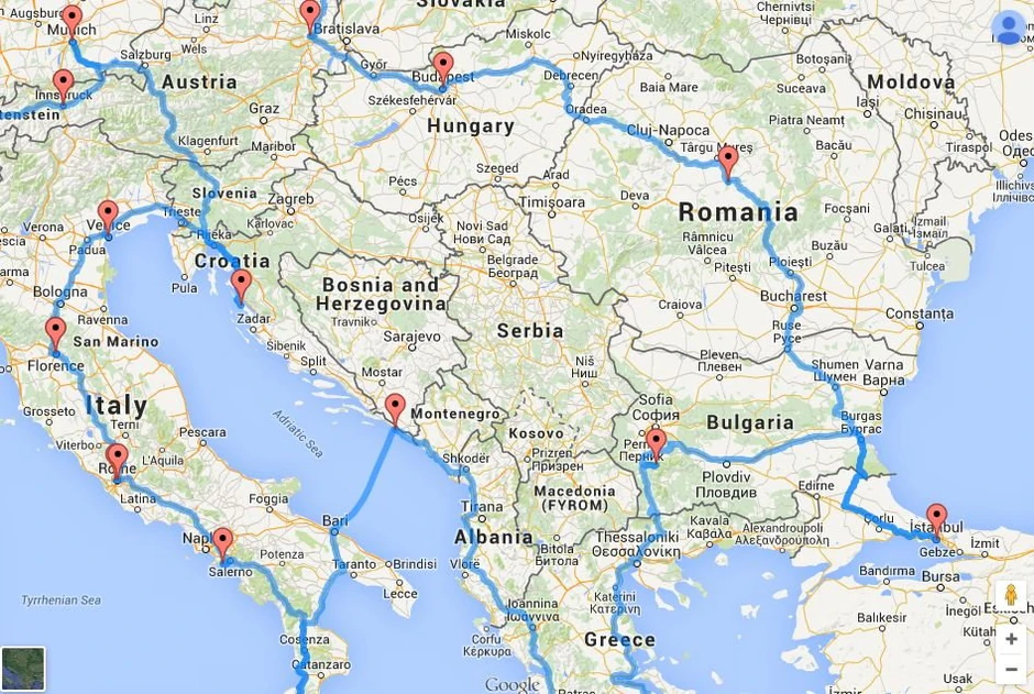 Srbija se zaobilazi u širokom luku - Kliknite na (+) za uvećanje