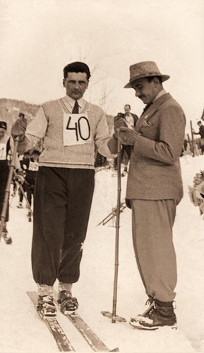 Przedwojenne Zakopane: Płk. dypl. Stefan Rowecki na nartach, 1930-35 / Maciej Pinkwart 'Przedwojenne Tatry, Zakopane i Podhale. Najpiękniejsze fotografie'  Wydawnictwo RM