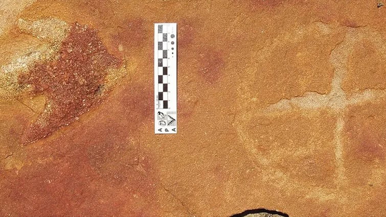 Petroglify odkryte obok śladów dinozaurów. Inspiracje starożytnych artystów, fot. Troiano et al., Scientific Reports, 2024 (CC BY 4.0)