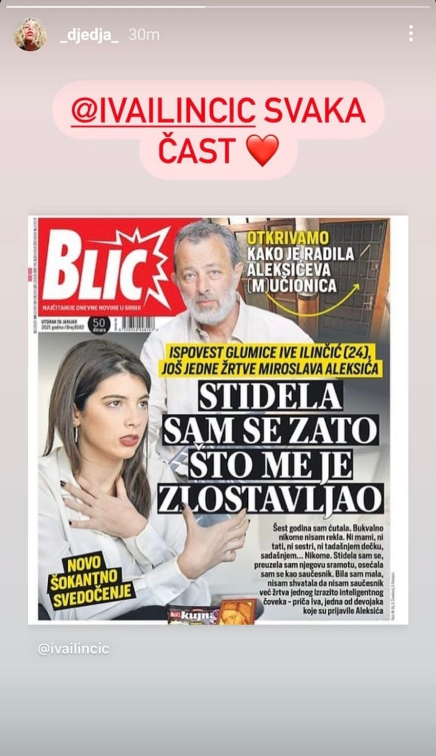 Objava na Instagramu