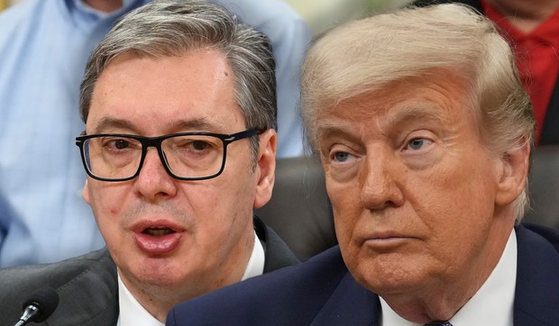 Aleksandar Vučić i Tramp