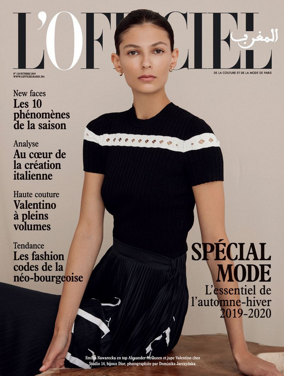 Emilia Nawarecka dla L’Officiel