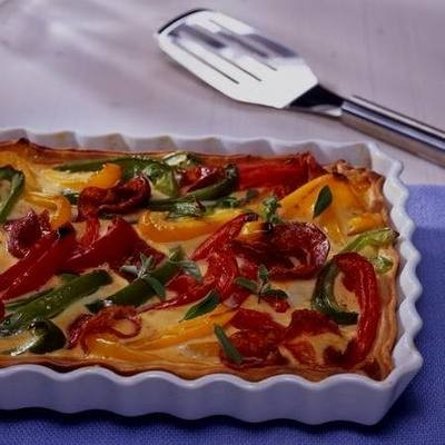 Színpompás quiche