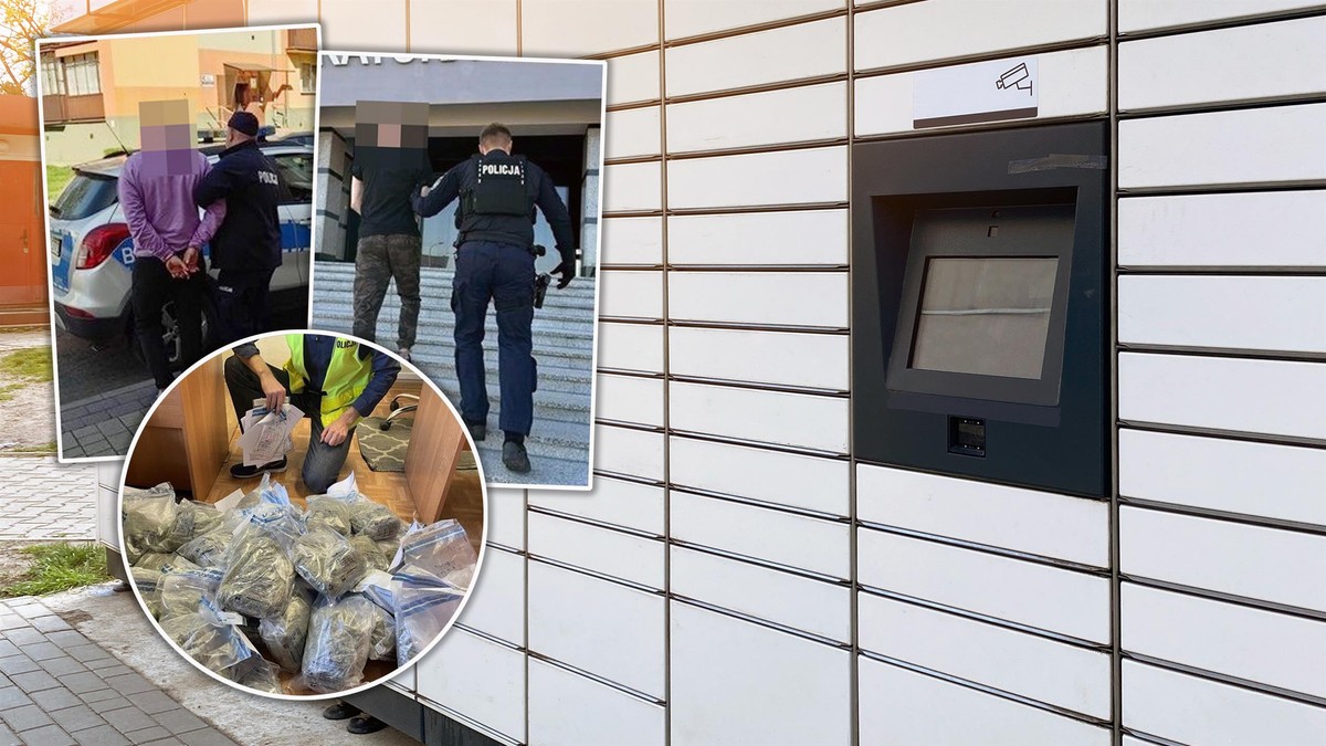 Sprzedali 10 kg marihuany i innych narkotyków przez internet. Wszystko za pomocą paczkomatu