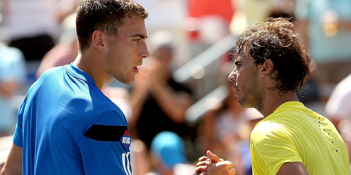 Jerzy Janowicz i Rafael Nadal