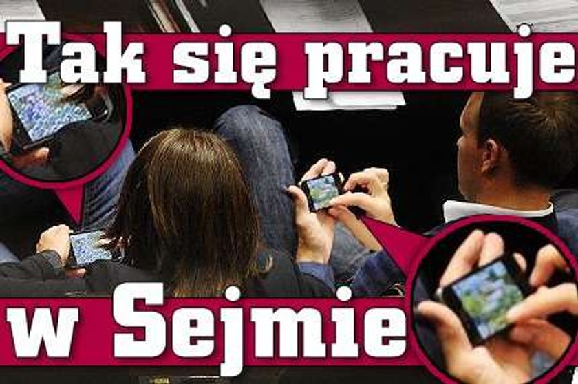 Tak się pracuje w Sejmie