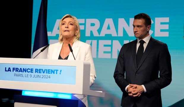 Marin Le Pen i Žordan Bardela