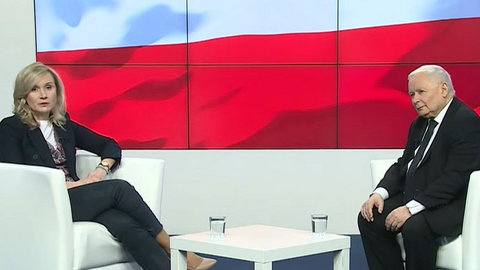 Wywiad Jarosława Kaczyńskiego nagrano wcześniej. Rozmowa była nieaktualna. "Trochę głupio wyszło"