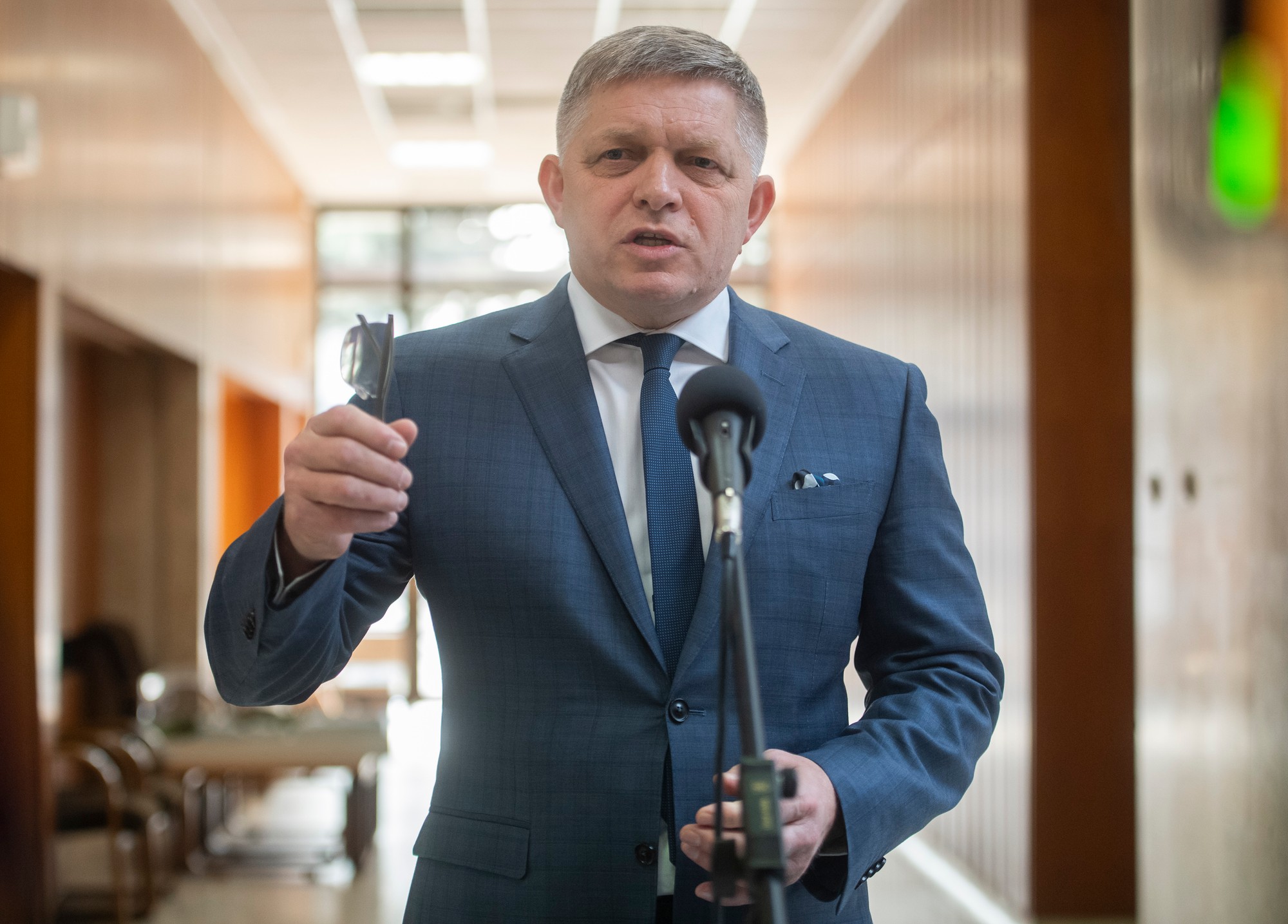Premiér SR Robert Fico (Smer-SD).