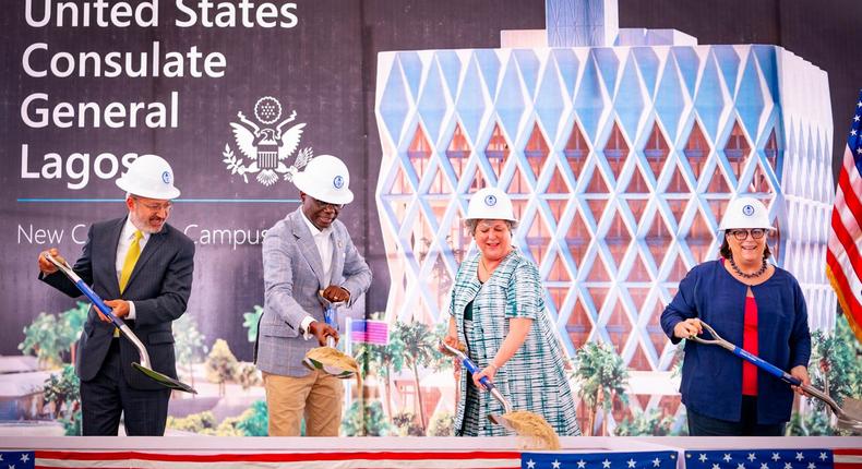 U.S. to build its world's largest consulate in Lagos. [Twitter:@jidesanwoolu]