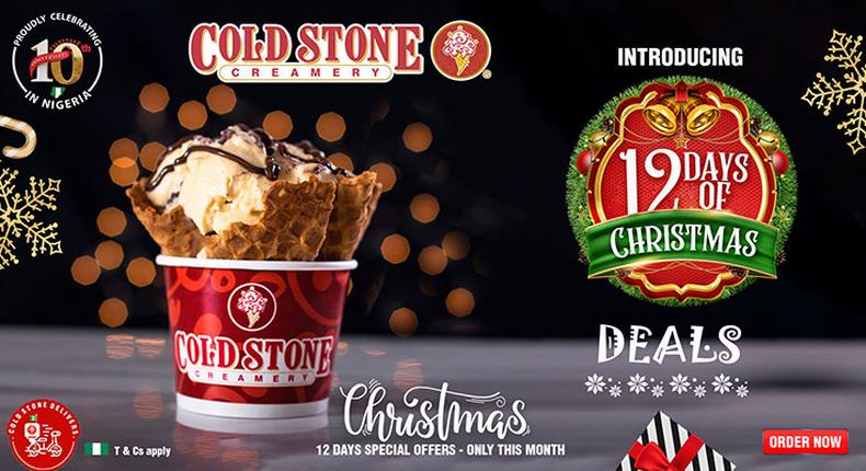 Enjoy Cold Stone’s 12 days of Christmas and the new Lotus Cheesecake this December