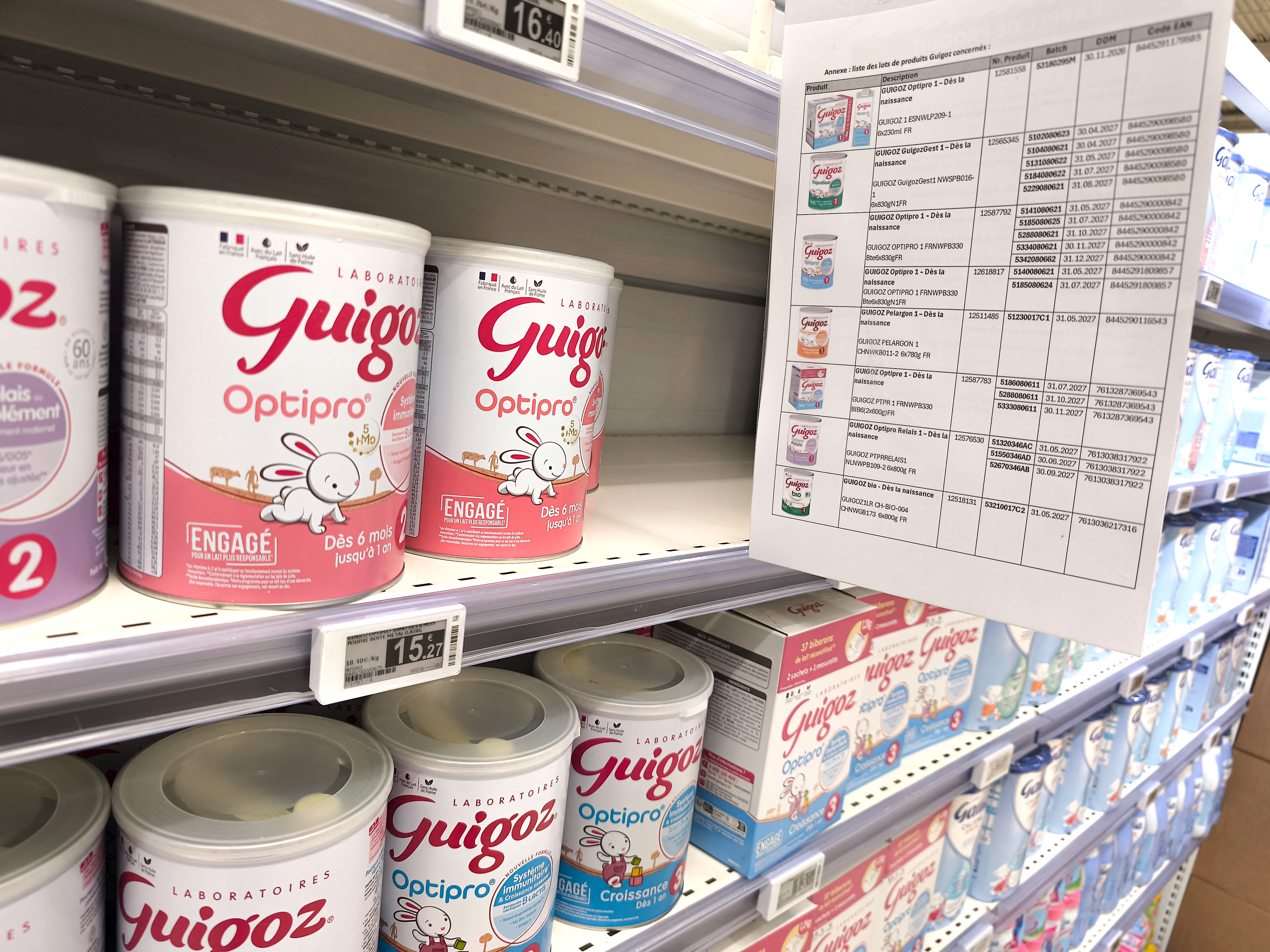 120+ Chargen zurückgerufen: Danone weitet Babynahrung-Rückruf massiv aus