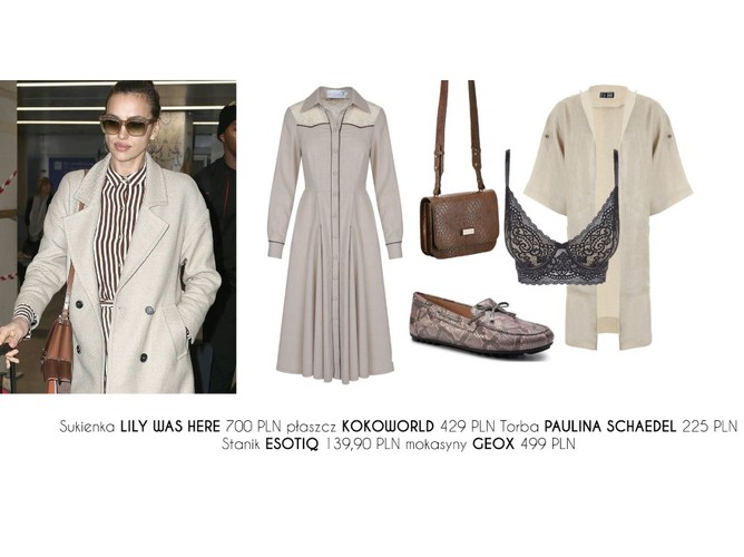 Inspirujące STYLIZACJE Iriny Shayk