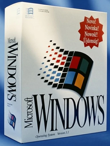 Windows 3.1 (06-04-1992), cena: 150 USD, procesor: 386/8 MHz, pamięć: 640 KB. (Fot. Chip.pl)